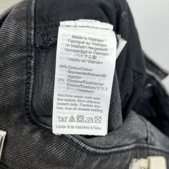 Madewell The High-Rise Slim Boyjean in Lunar Wash size 24 - Picture 4 of 8